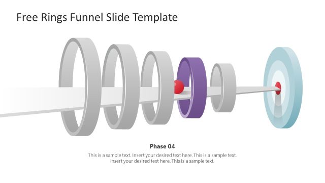 Rings Funnel PPT Slide Template