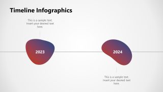 Timeline Infographics PPT Template Slide  