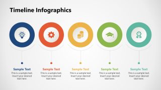 Free Editable Timeline Slide with Infographics 