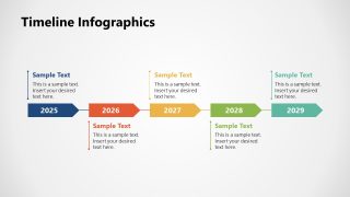 Free Infographics Timeline Diagram Slide 