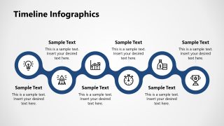 Free Infographics Timeline Diagram Template 