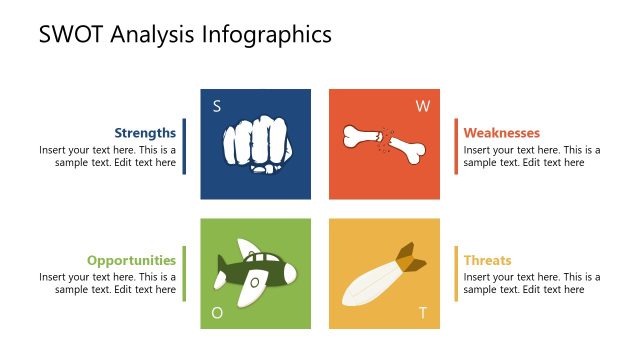 SWOT Analysis PowerPoint Template Slide