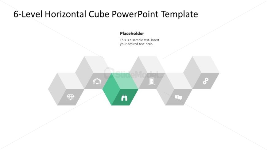Level 3 Color Highlight Presentation Template Slide