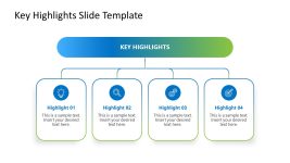 Free Key Highlights Presentation Slide