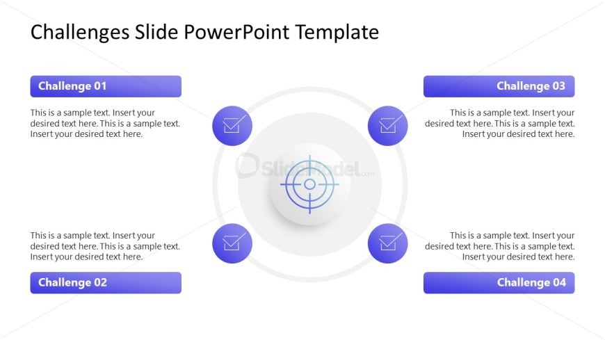 Free Challenges Infographic PowerPoint Slide