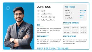 Customizable Free User Persona Slide Presentation Template