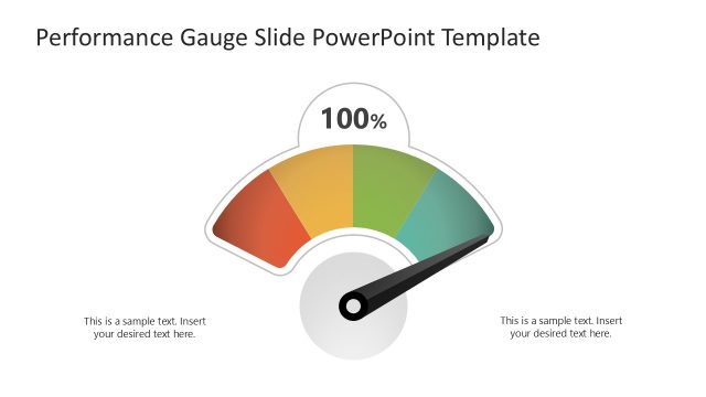 Free Performance Gauge Slide PowerPoint Template