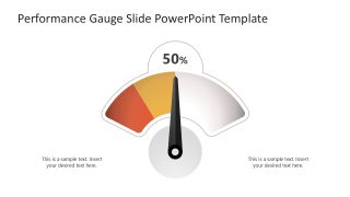 Free Performance Gauge PowerPoint Layout 