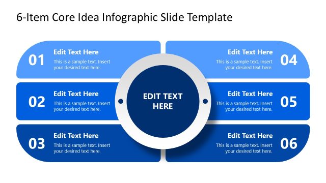 Free 6-Item Infographic PowerPoint Template