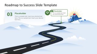 Customizable Free Roadmap to Success Slide 