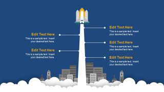 PowerPoint Rocket Roadmap Concept