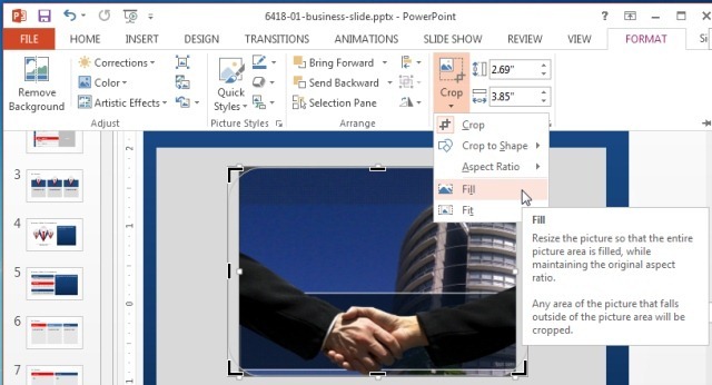 Fill and fit images Fill and fit images