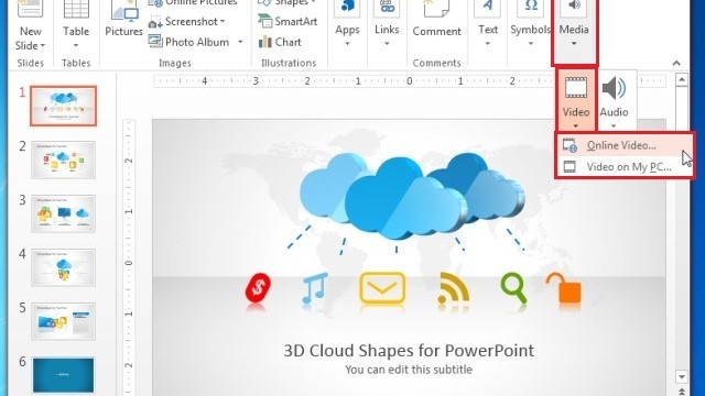How To Add Offline And Online Videos in PowerPoint 2013