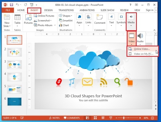 how to add video to powerpoint 2013