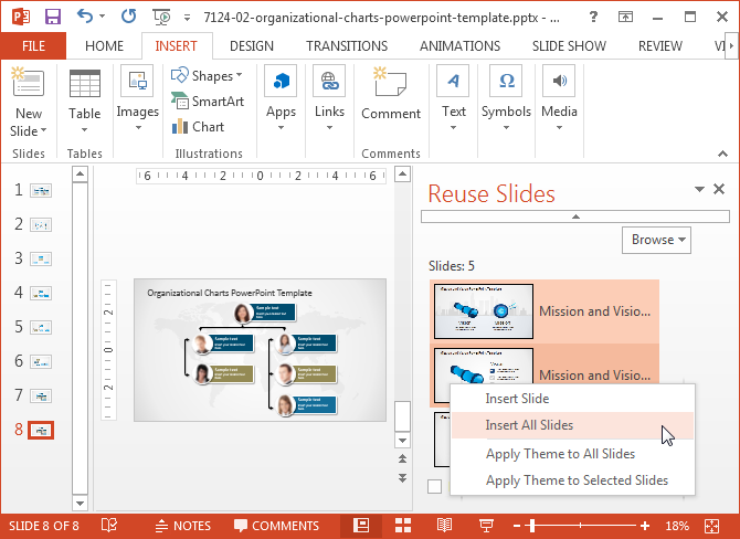 powerpoint multiple presentations into one