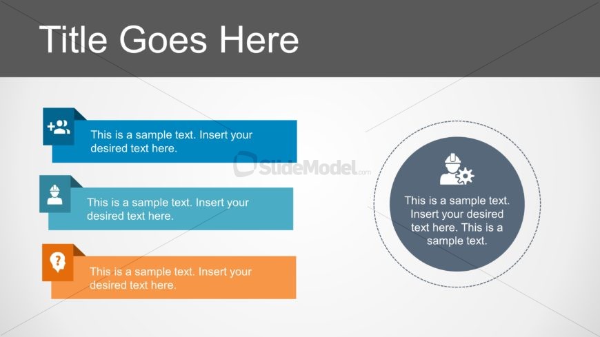 Slide of Infographics Bullet List