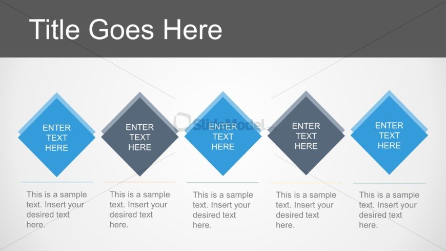 Horizontal Diagram Template