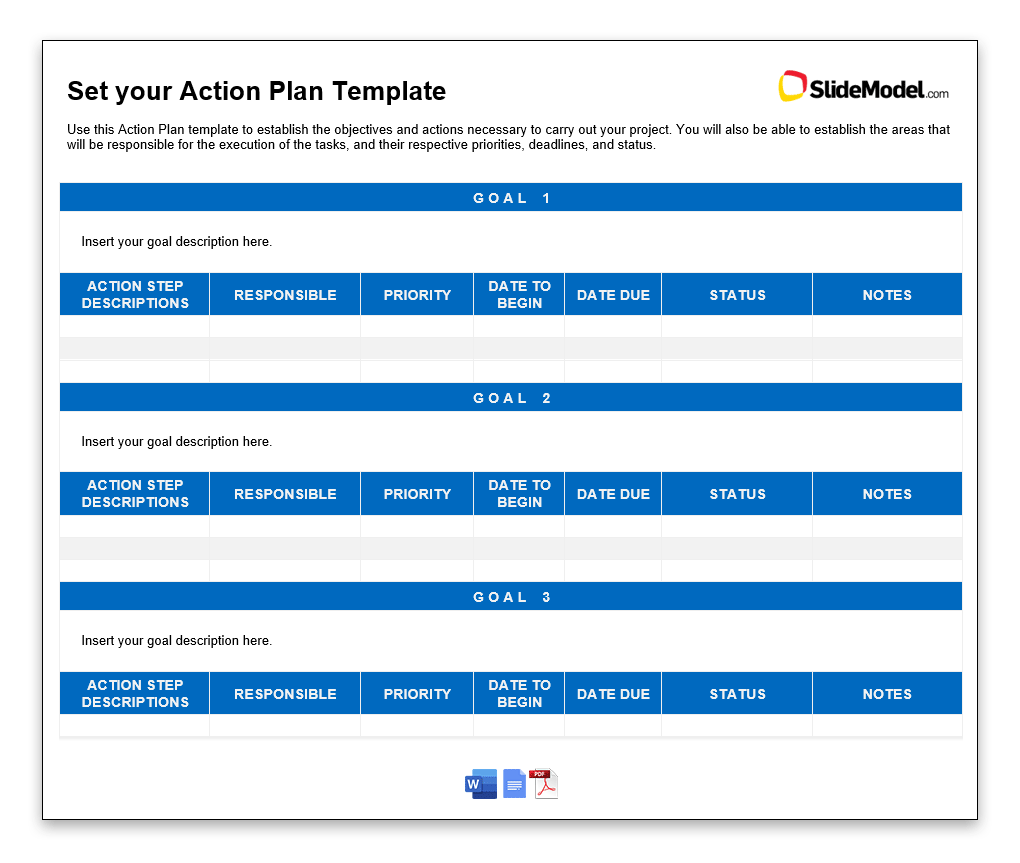 Free Action Plan Template