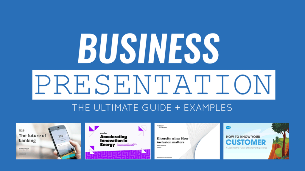 Business Presentation Guide To Making Great Presentations W Examples