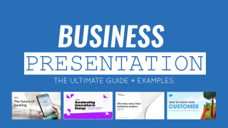 a business presentation example