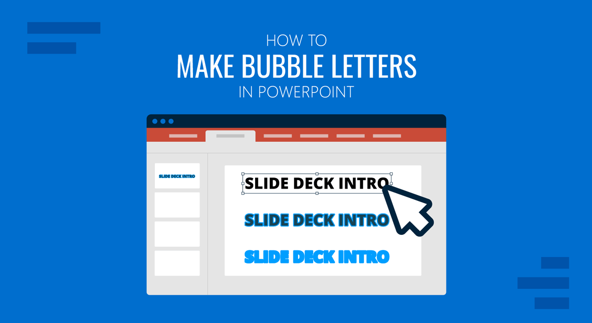 Cover for How to Make Bubble Letters in PowerPoint