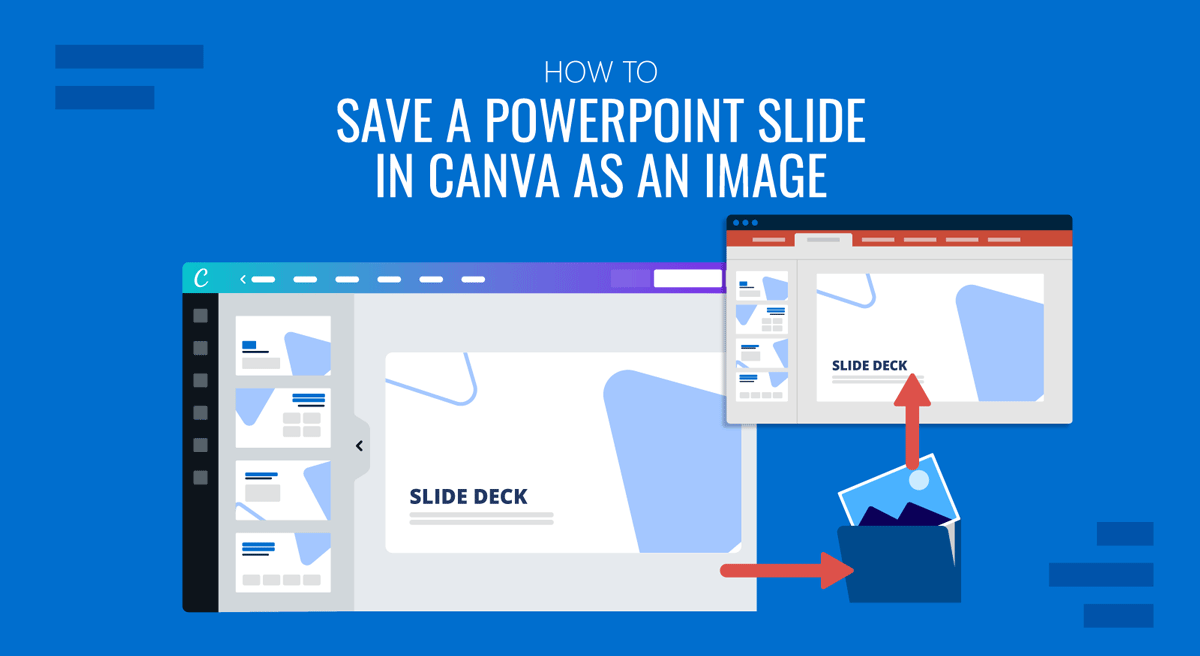 Cover for How to Save a PowerPoint Slide in Canva as an Image by SlideModel
