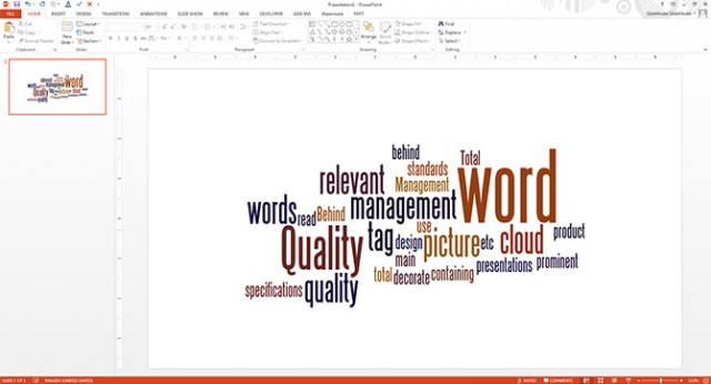 Generate Tag Clouds For Powerpoint Presentations