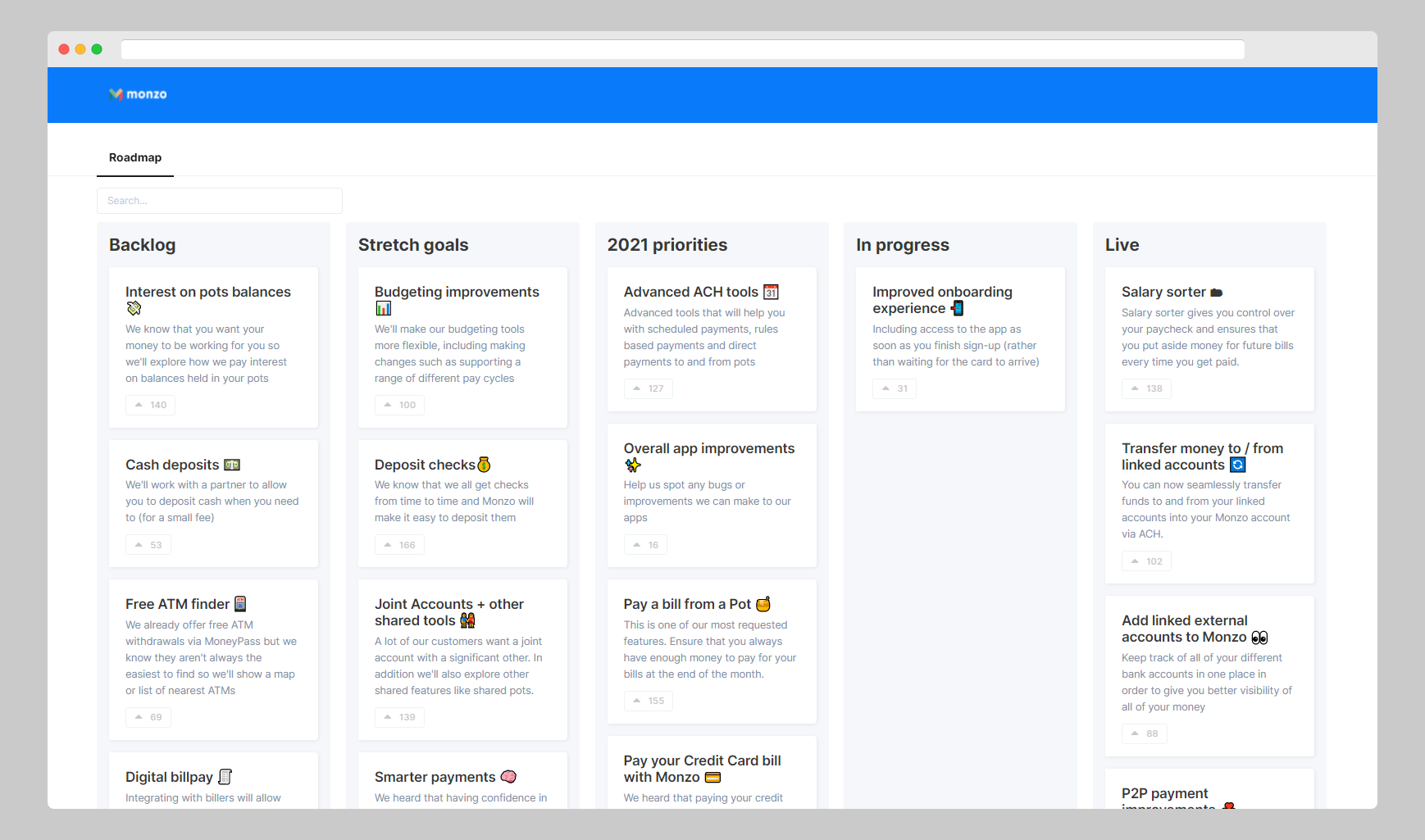 Example of Presentation of a Product Roadmap
