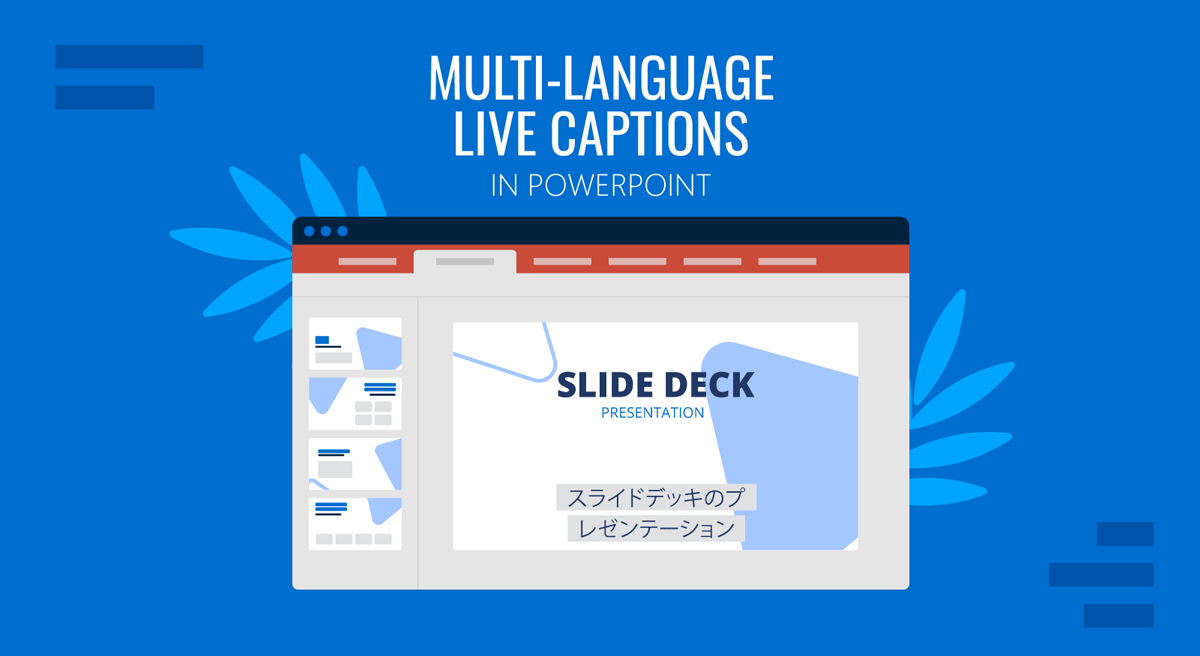 Cover for How to Translate Live Captions in PowerPoint for Multilingual Presentations guide by SlideModel
