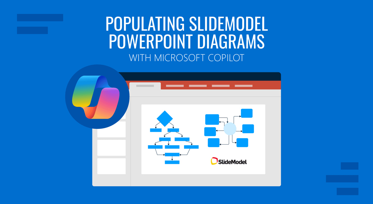 Cover for Populating SlideModel PowerPoint Diagrams with Microsoft Copilot