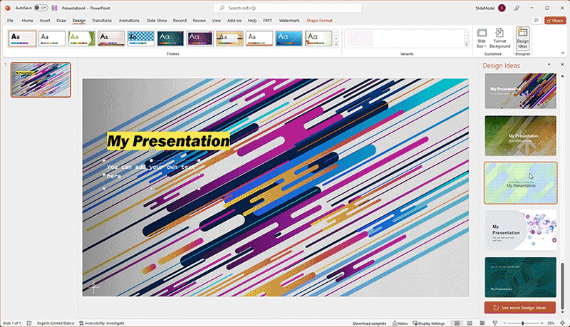 PowerPoint Designer Slides Demo