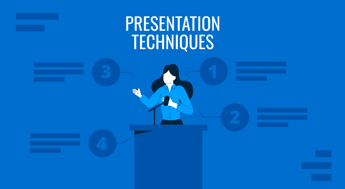 Cover for Presentation Techniques Guide by SlideModel