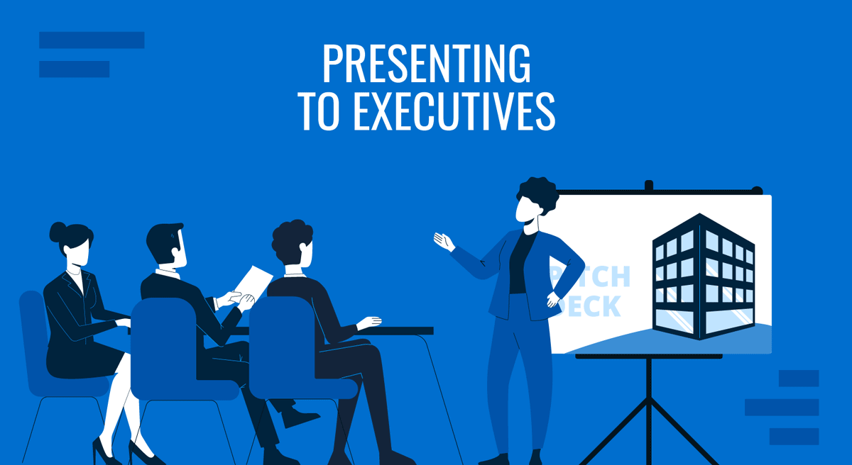 Cover for Executive Presentation guide by SlideModel