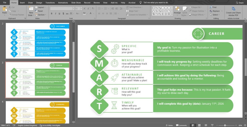 career path presentation examples